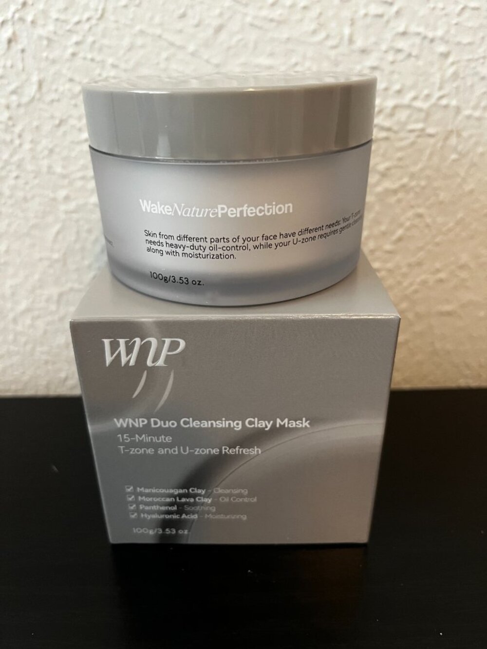 BRAND NEW WNP Duo Cleansing Clay Mask For T-Zone & U-Zone Cream Skin Mask